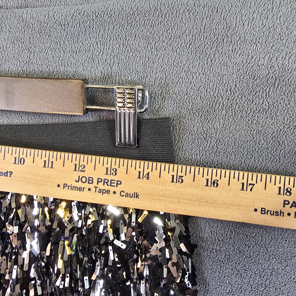 Source Unknown Glittering Black and Silver Mini S… - image 4